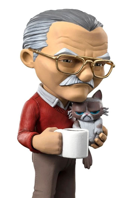 Stan Lee with Grumpy Cat Figure - Pow - Mini Co. - Spider-Man