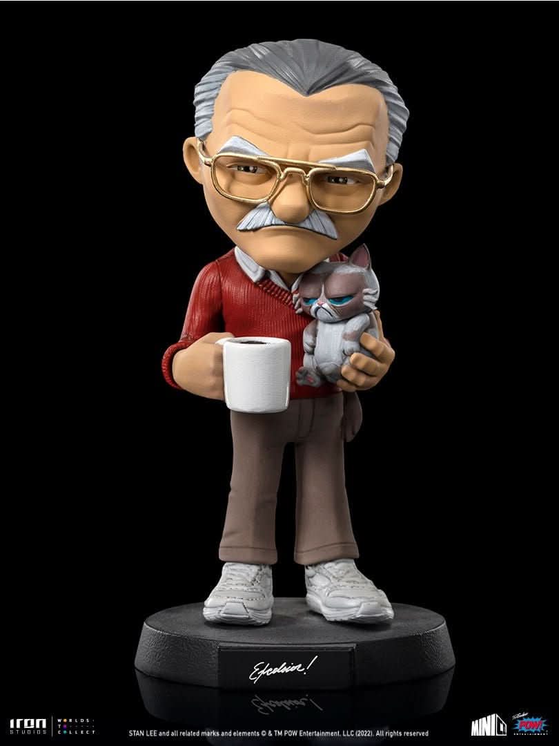 Stan Lee with Grumpy Cat Figure - Pow - Mini Co. - Spider-Man