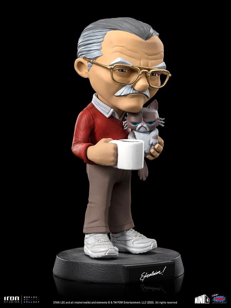 Stan Lee with Grumpy Cat Figure - Pow - Mini Co. - Spider-Man