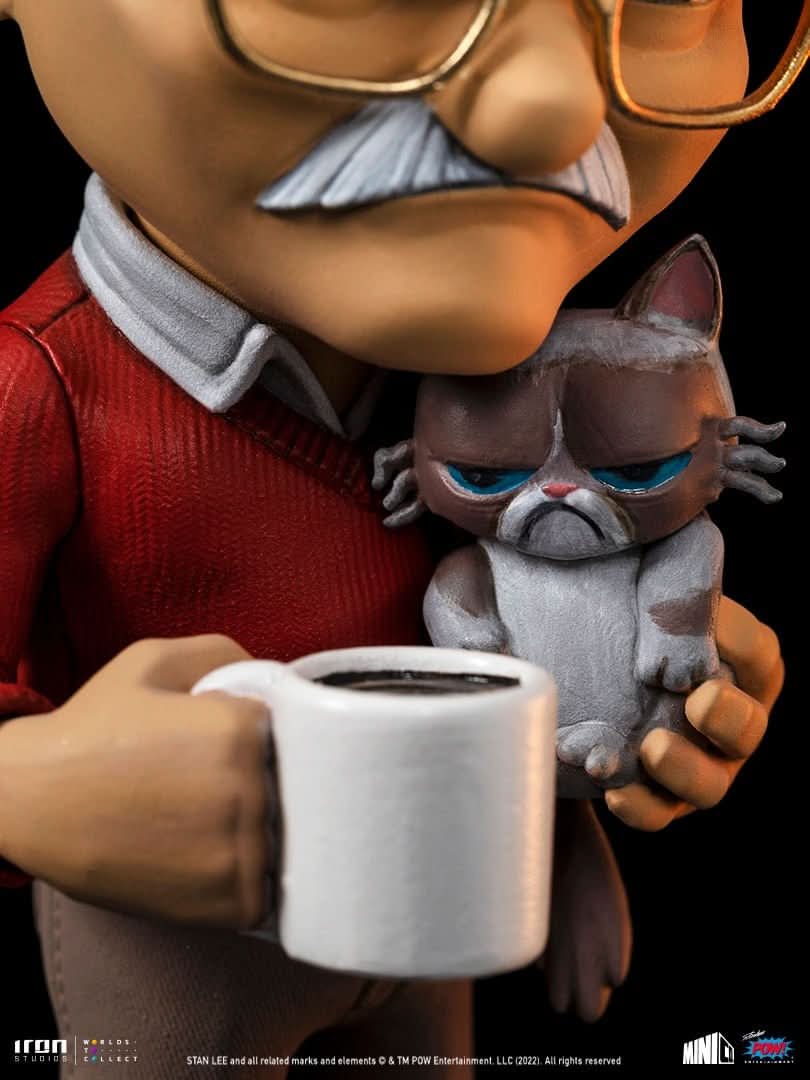 Stan Lee with Grumpy Cat Figure - Pow - Mini Co. - Spider-Man
