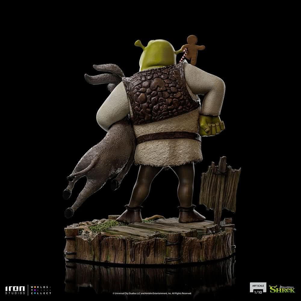 Shrek, Donkey, and The Gingerbread Man Statue - Shrek - Art Scale 1/10