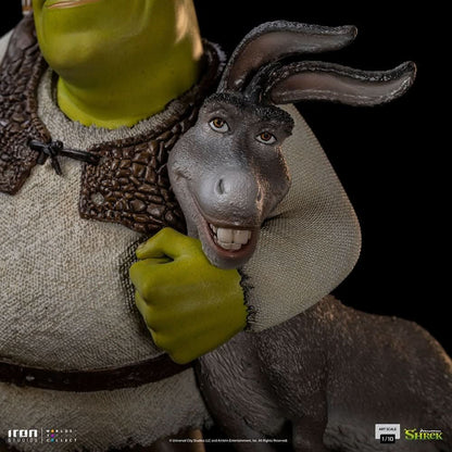 Shrek, Donkey, and The Gingerbread Man Statue - Shrek - Art Scale 1/10