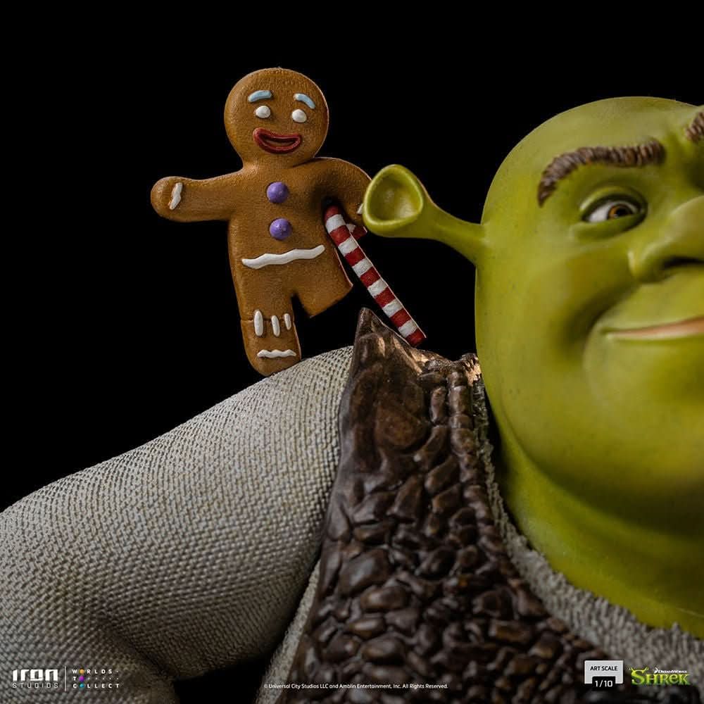 Shrek, Donkey, and The Gingerbread Man Statue - Shrek - Art Scale 1/10