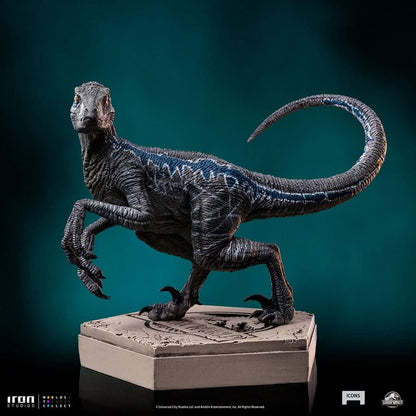 Statue Velociraptor Blue B - Jurassic World - Icons