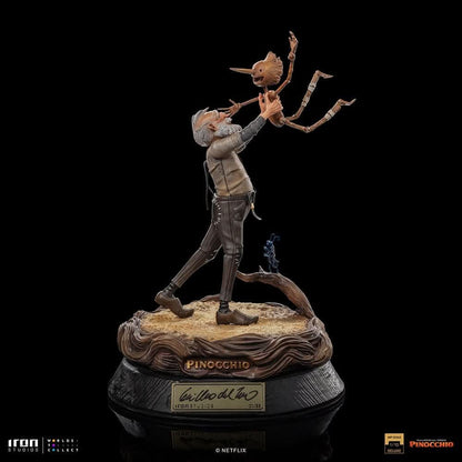 Statue Geppetto & Pinocchio Deluxe (Signed Version) - Pinocchio - Art Scale 1/10