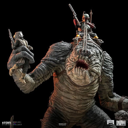 Statue Boba Fett and Rancor - Star Wars: The Book of Boba Fett - Demi Art Scale 1/20