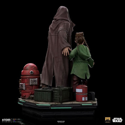 Statue Obi-Wan and Young Leia - Star Wars: Obi-Wan Kenobi Series - Art Scale 1/10