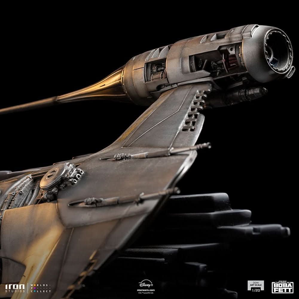 Mando's N-1 Starfighter Statue - Star Wars: The Book of Boba Fett - Demi Art Scale 1/20 - The Mandalorian