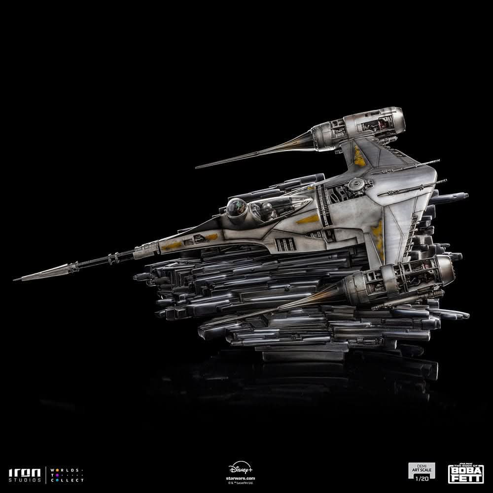 Mando's N-1 Starfighter Statue - Star Wars: The Book of Boba Fett - Demi Art Scale 1/20 - The Mandalorian