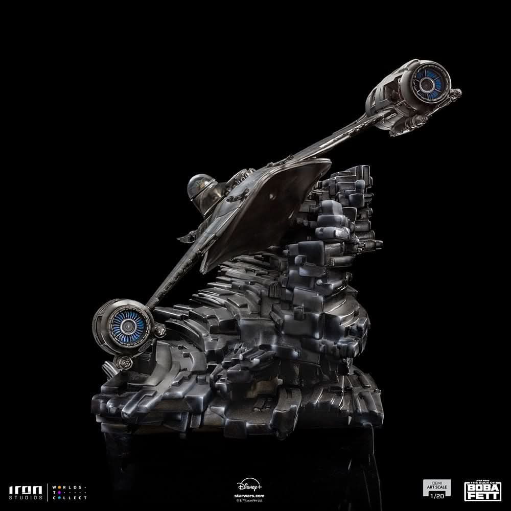 Mando's N-1 Starfighter Statue - Star Wars: The Book of Boba Fett - Demi Art Scale 1/20 - The Mandalorian