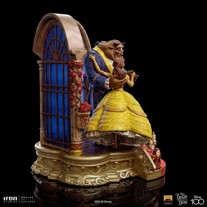 Statue Beauty and The Beast Deluxe - Disney 100th - Beauty and The Beast - Art Scale 1/10 - Disney Classics