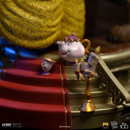 Statue Beauty and The Beast Deluxe - Disney 100th - Beauty and The Beast - Art Scale 1/10 - Disney Classics