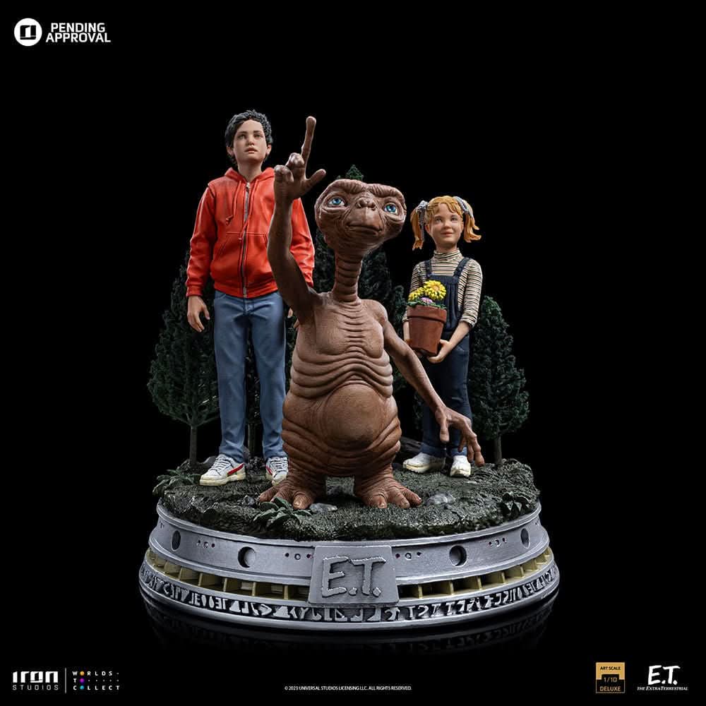 Statue E.T. Elliot and Gertie Deluxe - E.T. The Extra-Terrestrial - Art Scale 1/10