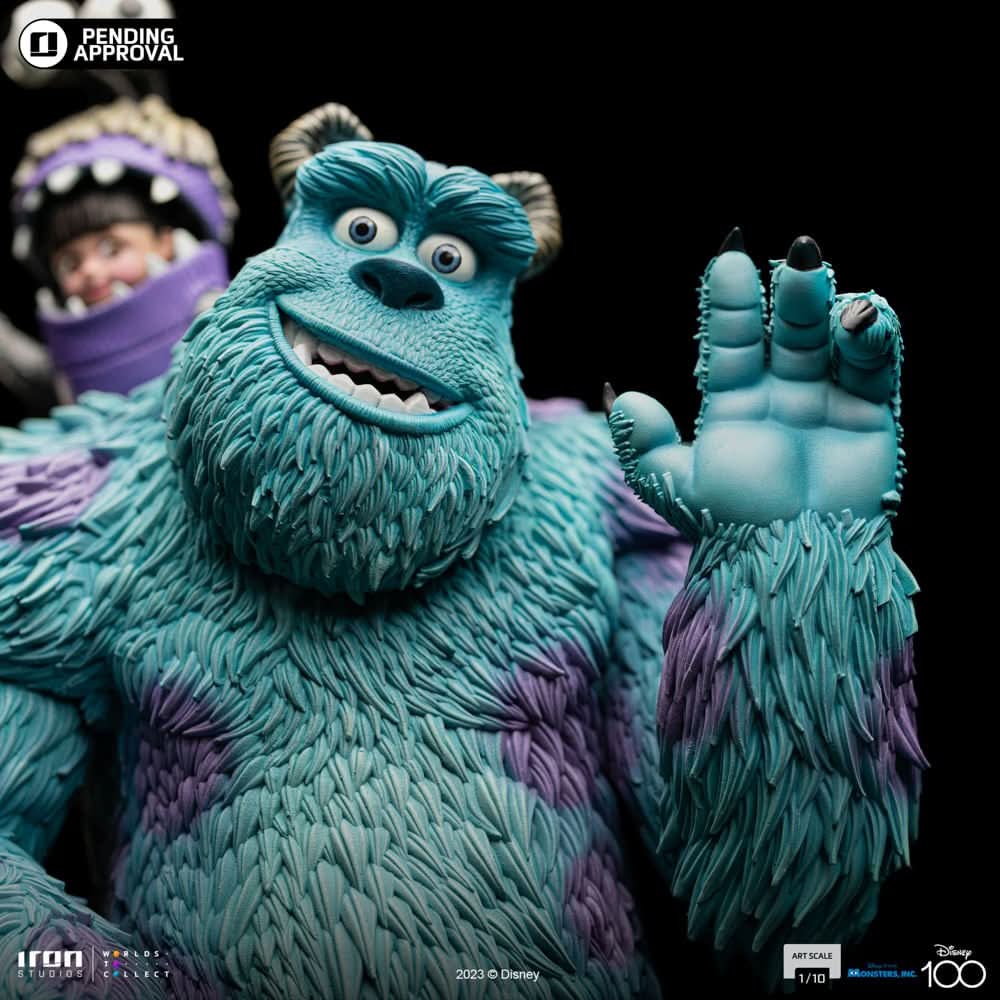 Statue Monsters Inc. Diorama 100 Years Version - Disney 100th - Monsters Inc. - Art Scale 1/10 - Disney Classics