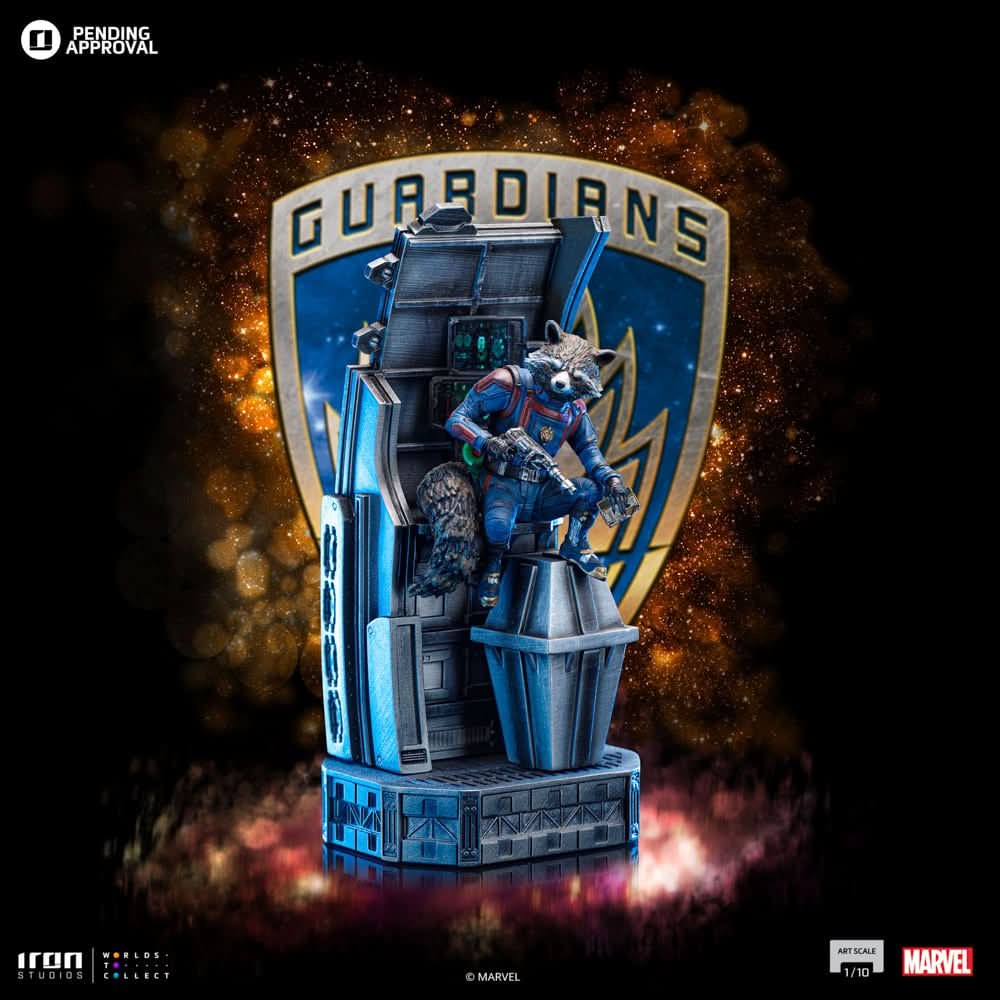 Rocket Raccoon Statue - Guardians of the Galaxy 3 - Art Scale 1/10