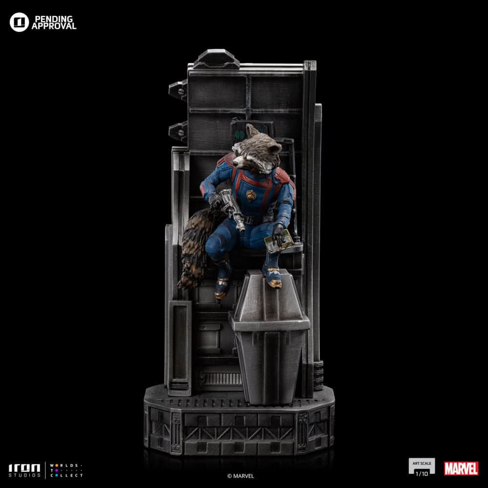 Rocket Raccoon Statue - Guardians of the Galaxy 3 - Art Scale 1/10