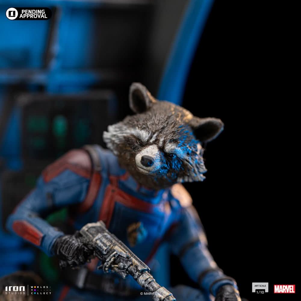 Rocket Raccoon Statue - Guardians of the Galaxy 3 - Art Scale 1/10