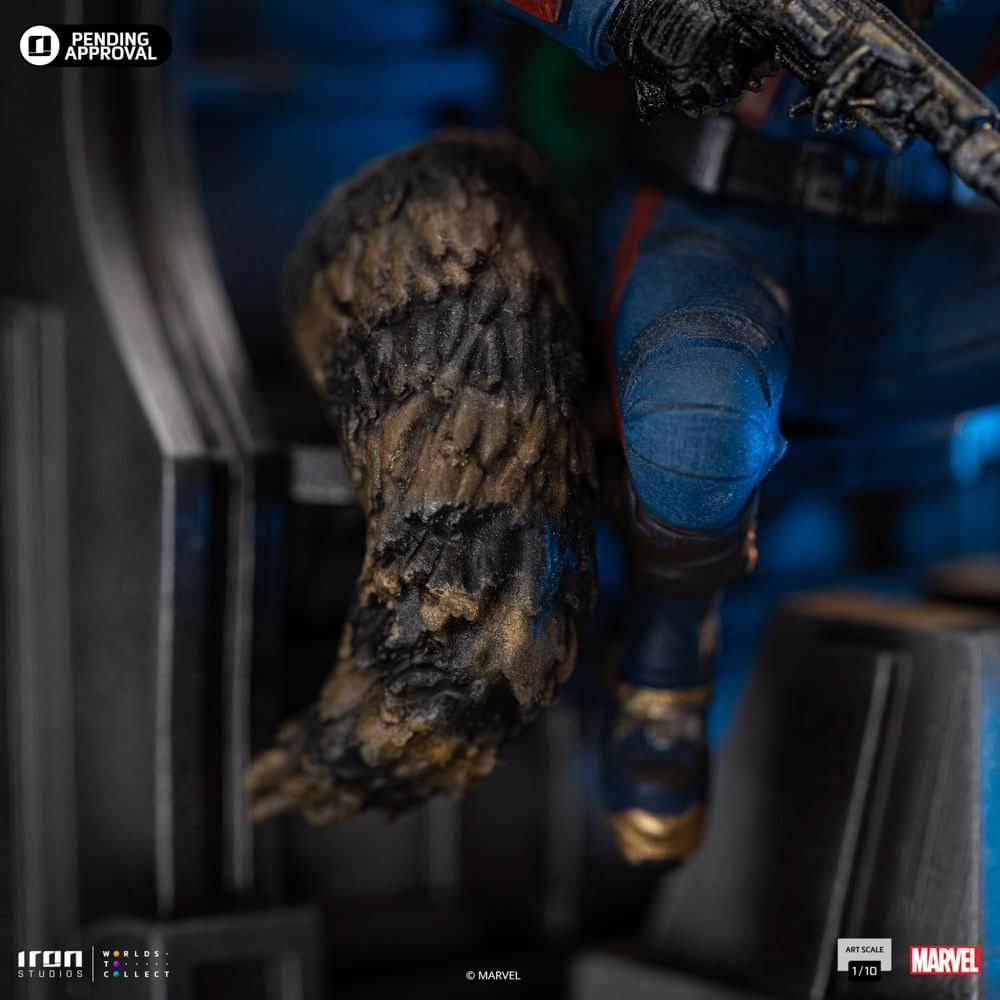 Rocket Raccoon Statue - Guardians of the Galaxy 3 - Art Scale 1/10