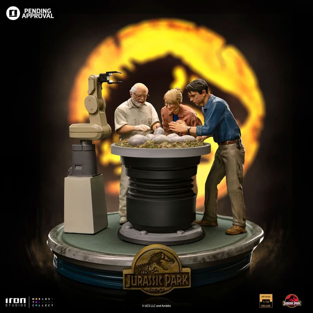 Dino Hatching Deluxe Statue - Jurassic Park - Art Scale 1/10