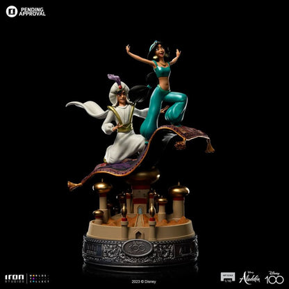 Aladdin and Jasmine Statue 100 Years Version - Disney 100th - Aladdin - Art Scale 1/10