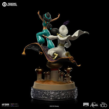 Aladdin and Jasmine Statue 100 Years Version - Disney 100th - Aladdin - Art Scale 1/10