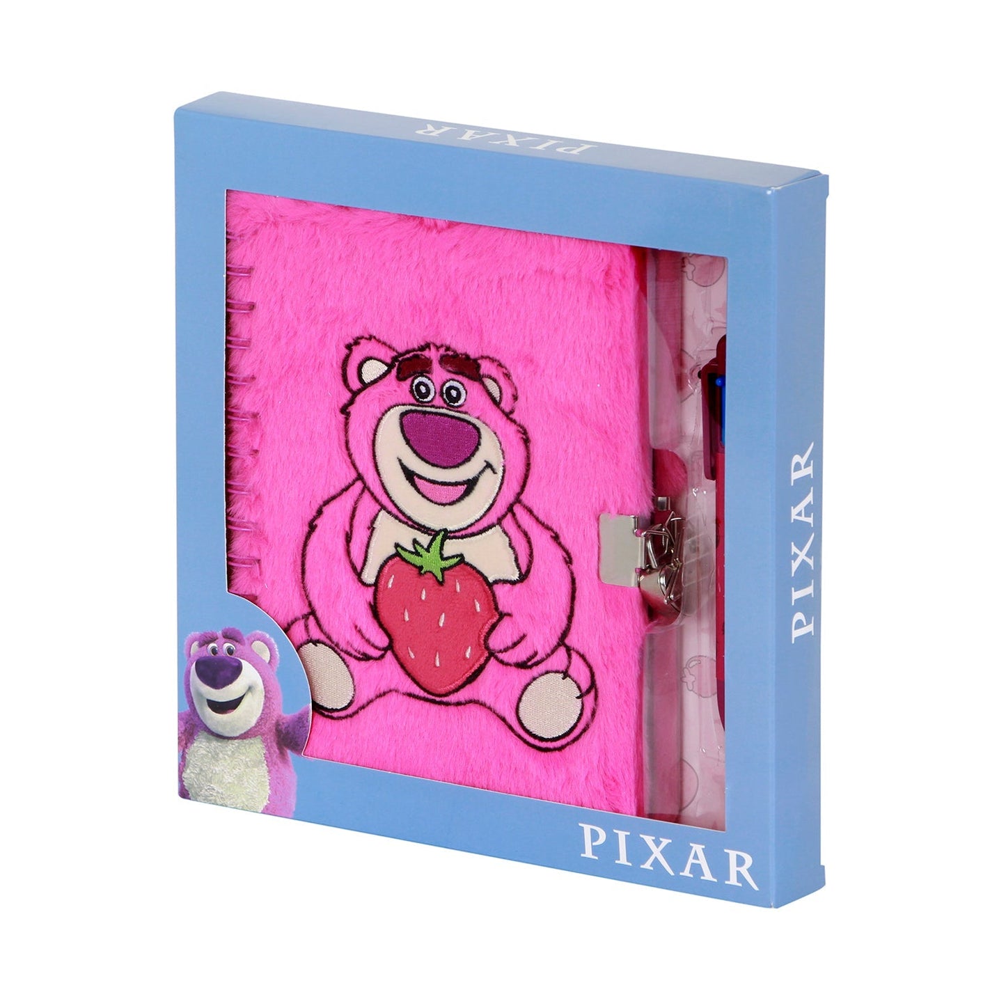 Coffret Journal + Stylo 6 Couleurs Disney « Ours Lotso Strawberry »