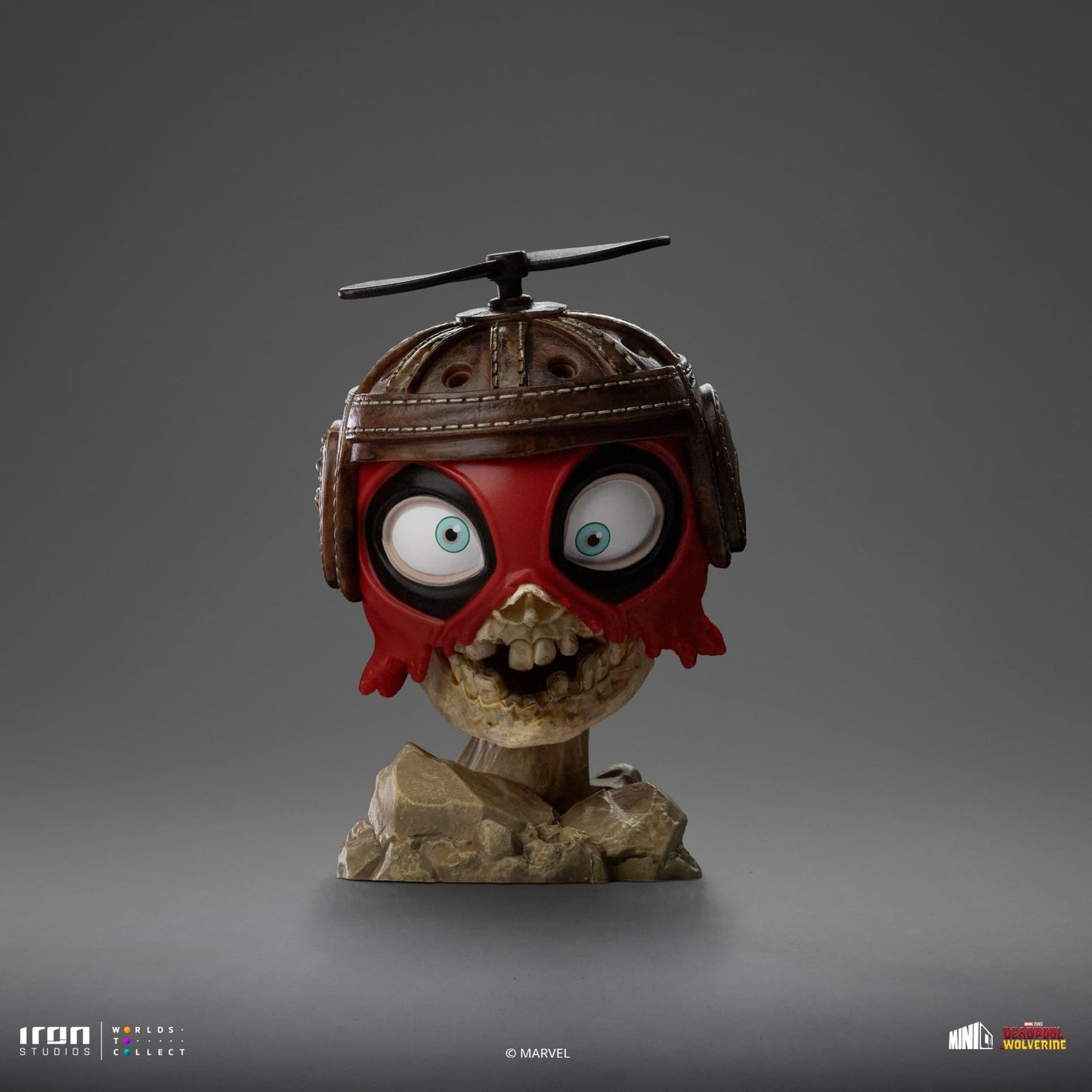 Deadpool, Wolverine and Headpool (Unmasked) Figurine - Deadpool & Wolverine - Mini Co.