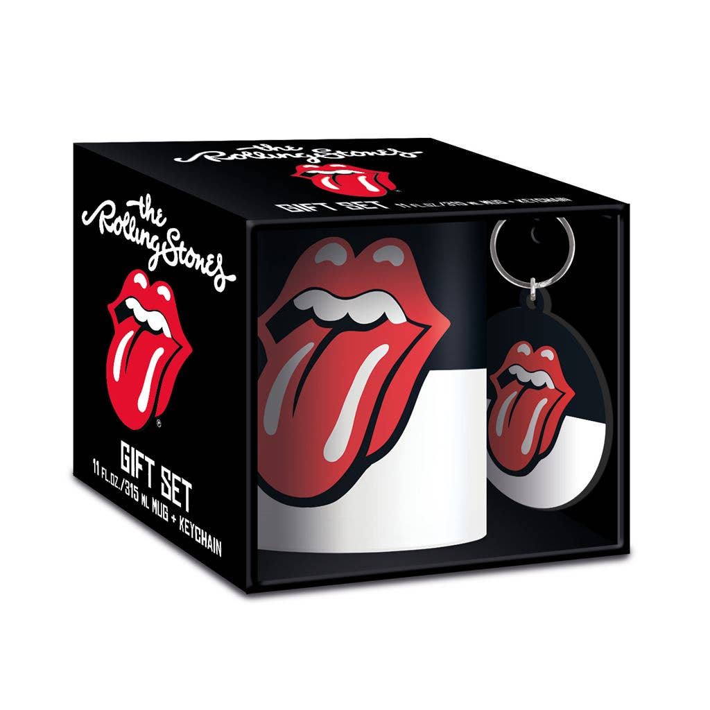 Rolling Stones Mug and Keychain Set