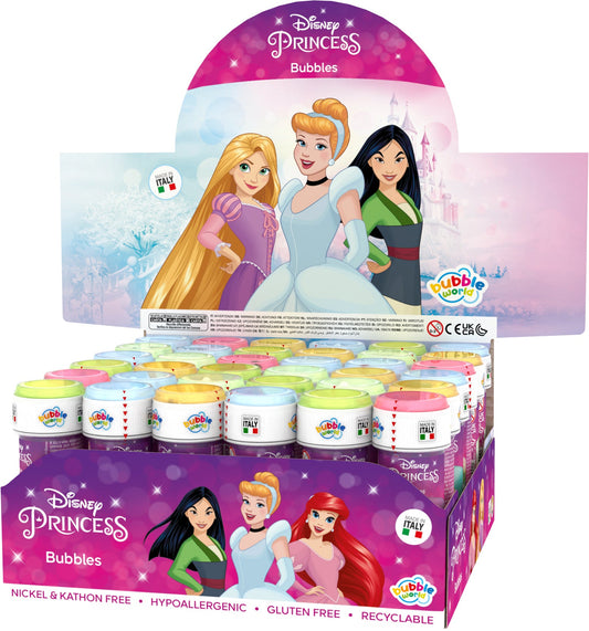 Disney Princesses Bubble Dispenser – Display of 36 x 60ml Bottles