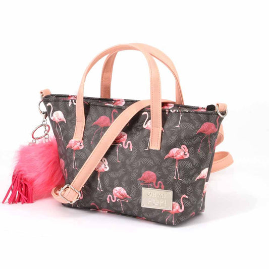 Oh My Pop! Flamingo Pop Small Tote Handbag