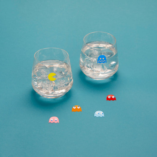 Pac-Man Glass Markers