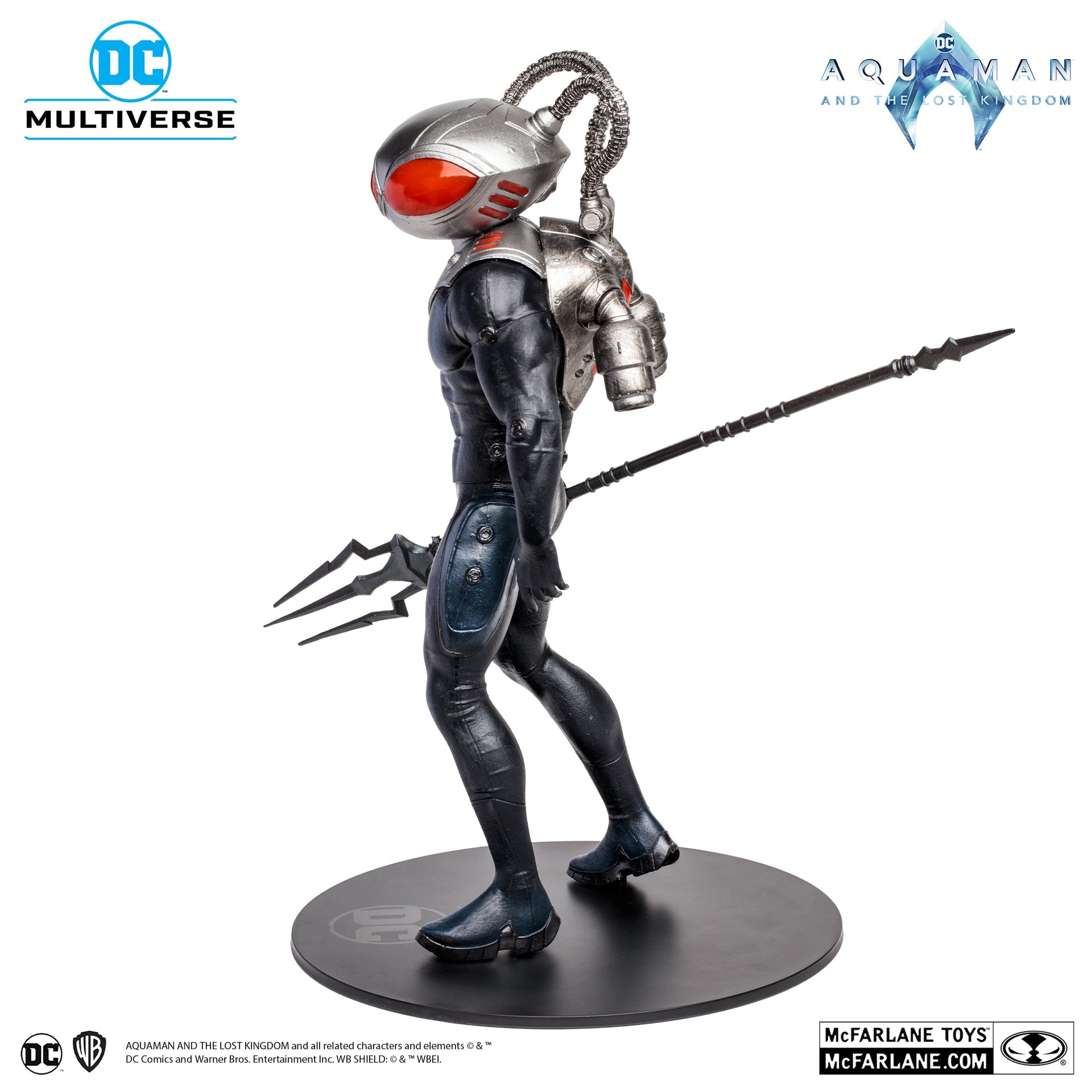 black manta aquaman and the lost kingdom 12 pvc statue mcfarlane toys
