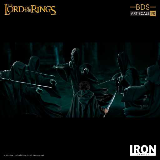 Statue Angreifender Nazgul - Herr der Ringe - Art Scale 1/10 - Die Gefährten des Rings