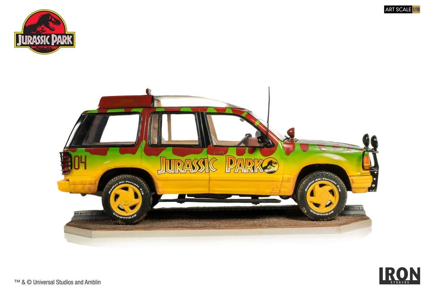 Statue Dschungel-Entdecker 04 - Jurassic Park - Art Scale 1/10