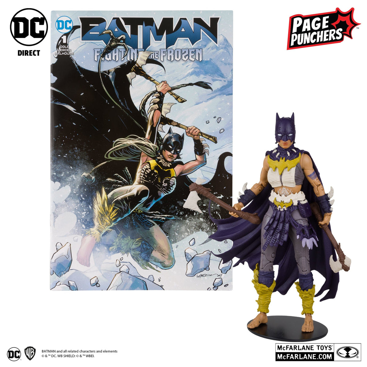 Figurine Batgirl Page Punchers – Batman Fighting the Frozen – McFarlane Toys