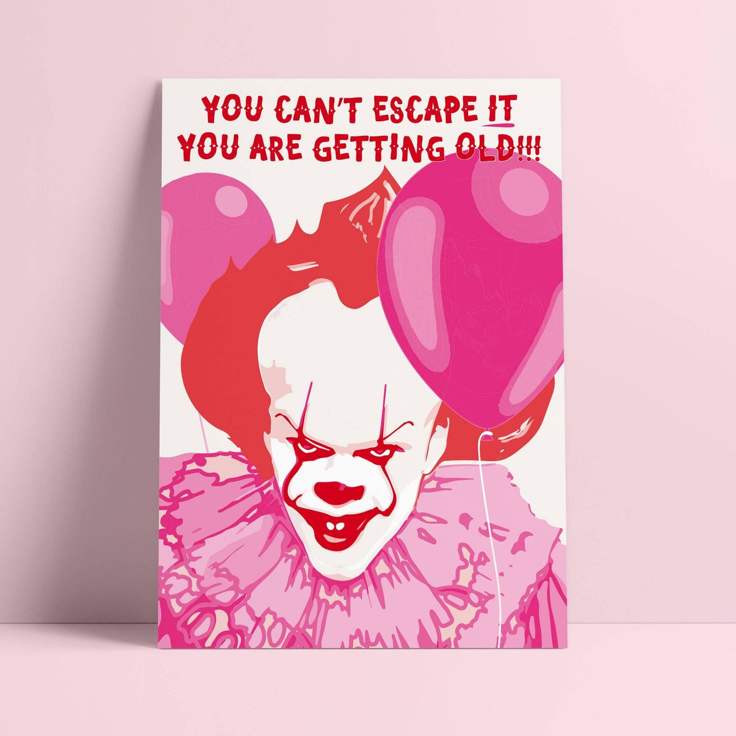Pennywise Postcard: You Can't Escape IT (risoprint)