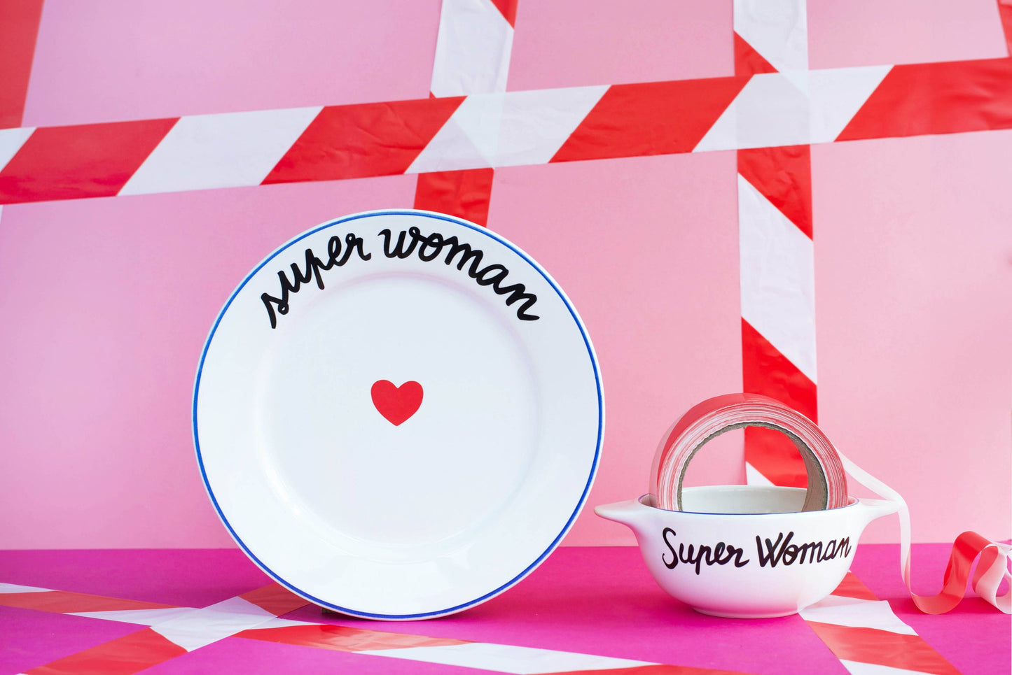 The Family's Having a Blast - Super Woman Plate