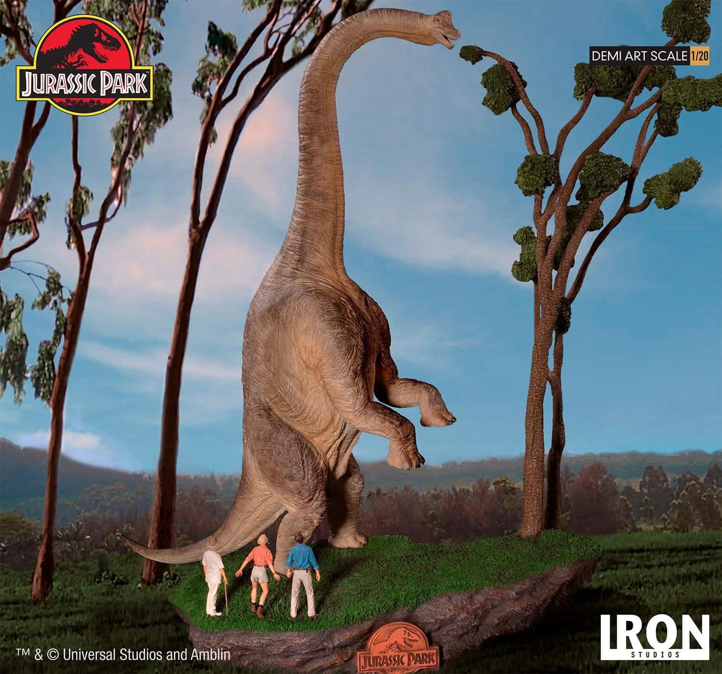 Statue Welcome To Jurassic Park - Jurassic Park - Maßstab 1:20