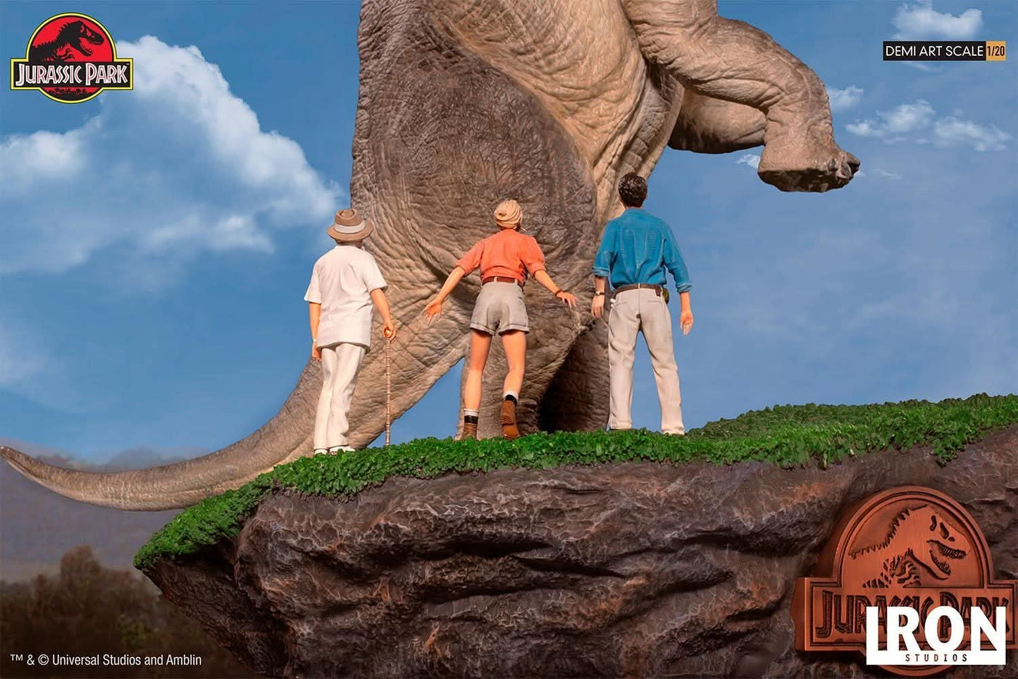 Statue Welcome To Jurassic Park - Jurassic Park - Maßstab 1:20