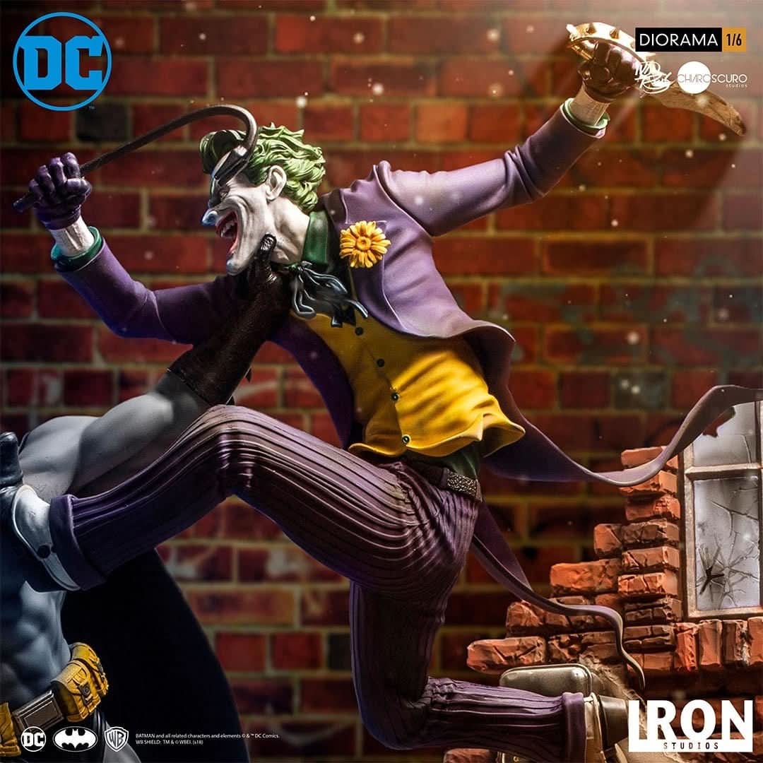 Batman Vs Joker Statue - DC Comics By Ivan Reis - 1/6 Battle Diorama