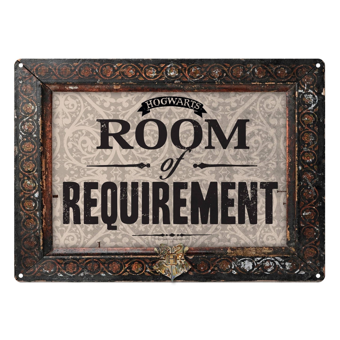 Plaque Métallique A5 Harry Potter - Salle sur Demande