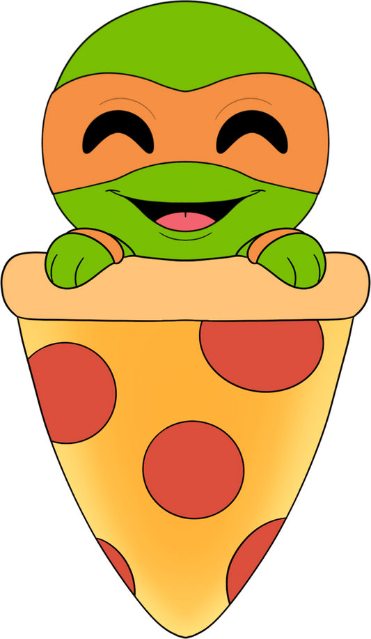 Michelangelo Pizza Plüsch (23 cm)
