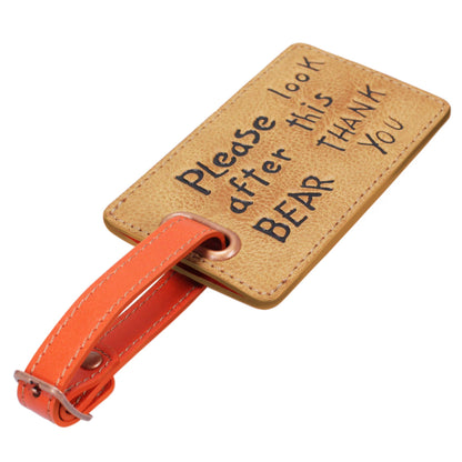 Luggage tag – Paddington – please look after this bear