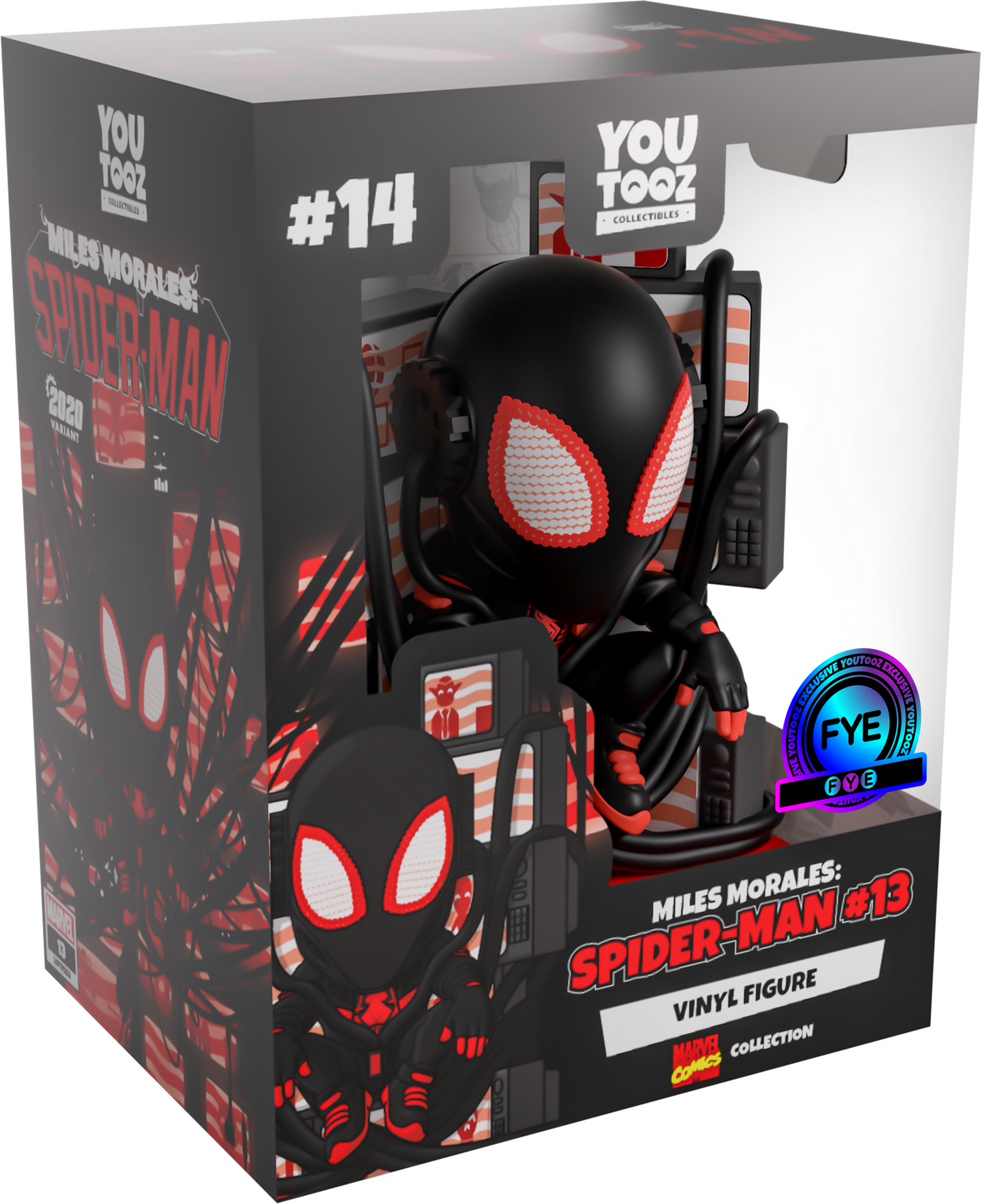 Schwarz und Rot Miles Morales #13