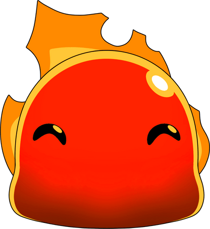 Feuer-Schleim-Stickie (15 cm)