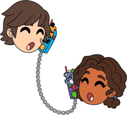 Gregory und Cassie Connected Pin