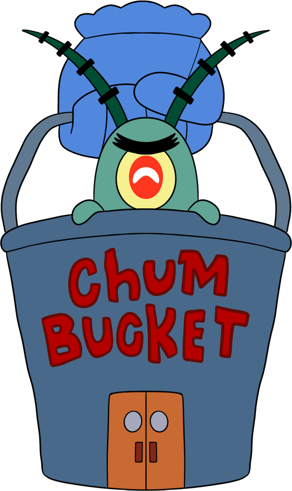 Plankton Chum Bucket Plüschtier (23 cm)