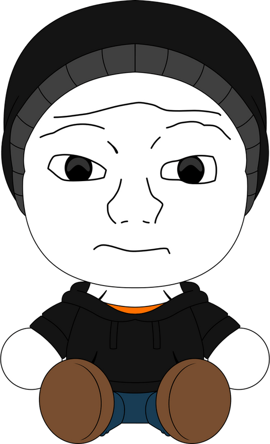 Wojak Plush Toy (9 inches)