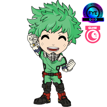 Im Dunkeln leuchtender Izuku Midoriya