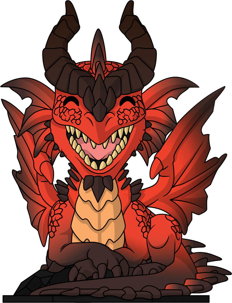 Roter Drache